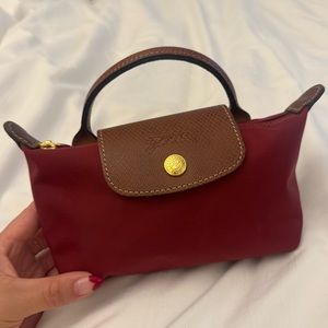Longchamp Le Pliage cosmetics case